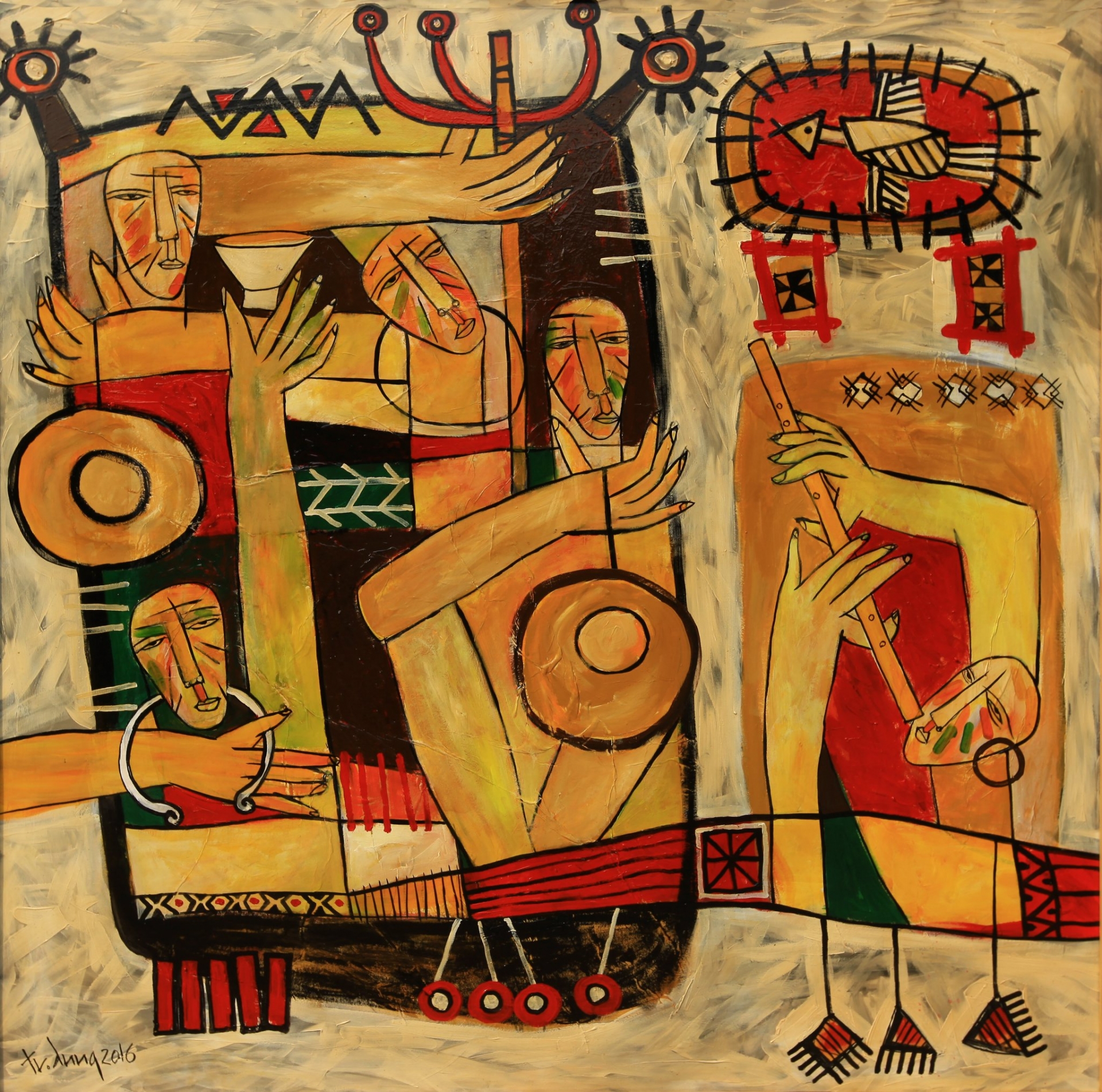 Họa sĩ Trương Đình Dung: Đam mê vẽ với họa pháp tự do