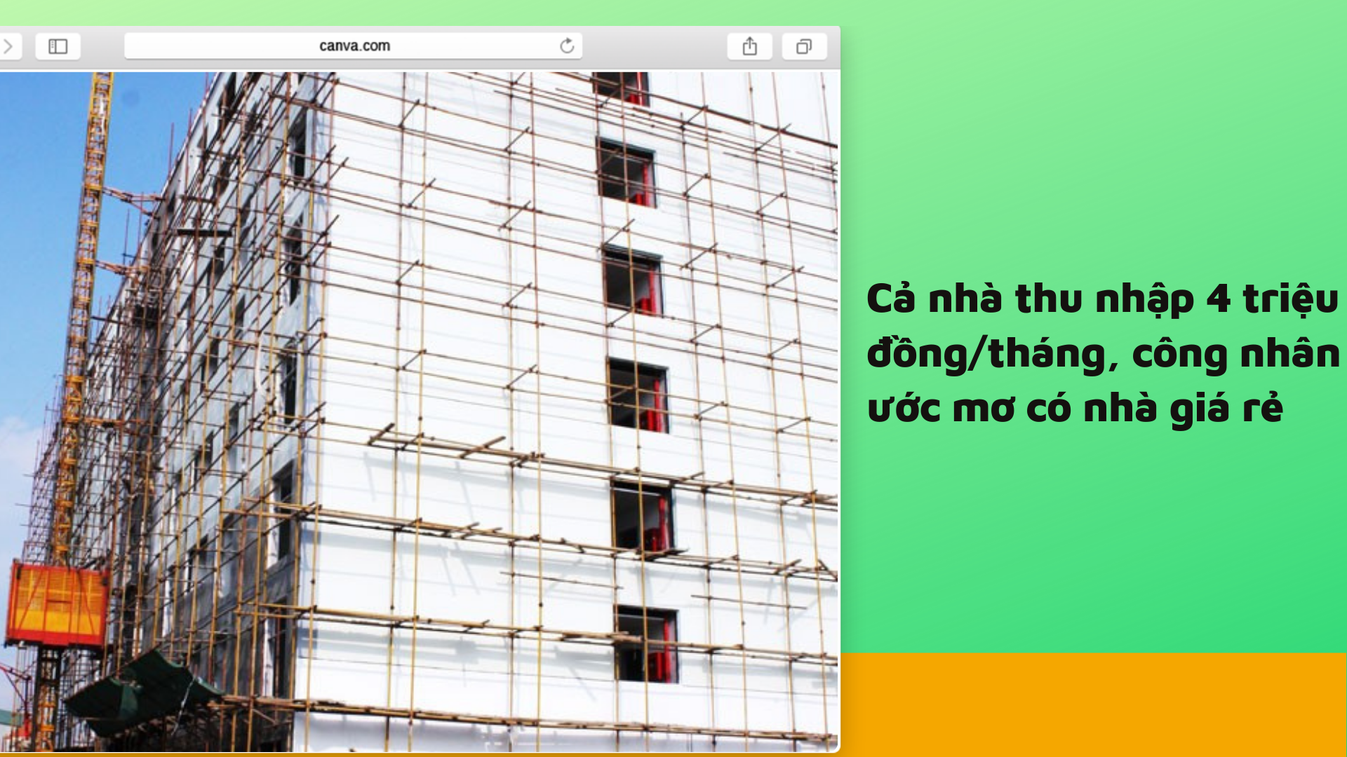 Cả nhà thu nhập 4 triệu đồng/tháng, công nhân ước mơ có nhà giá rẻ