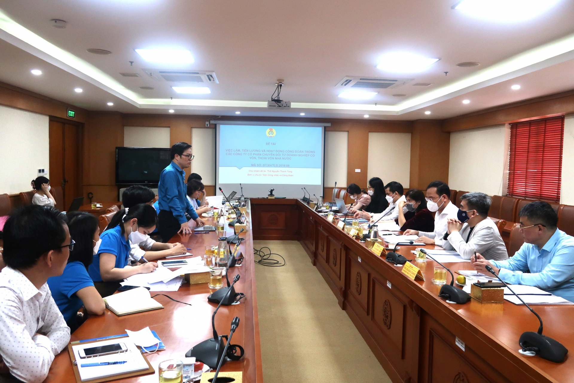 Nghiệm thu đề tài nghiên cứu khoa học cấp Tổng Liên đoàn Nghiệm thu đề tài nghiên cứu khoa học cấp Tổng Liên đoàn