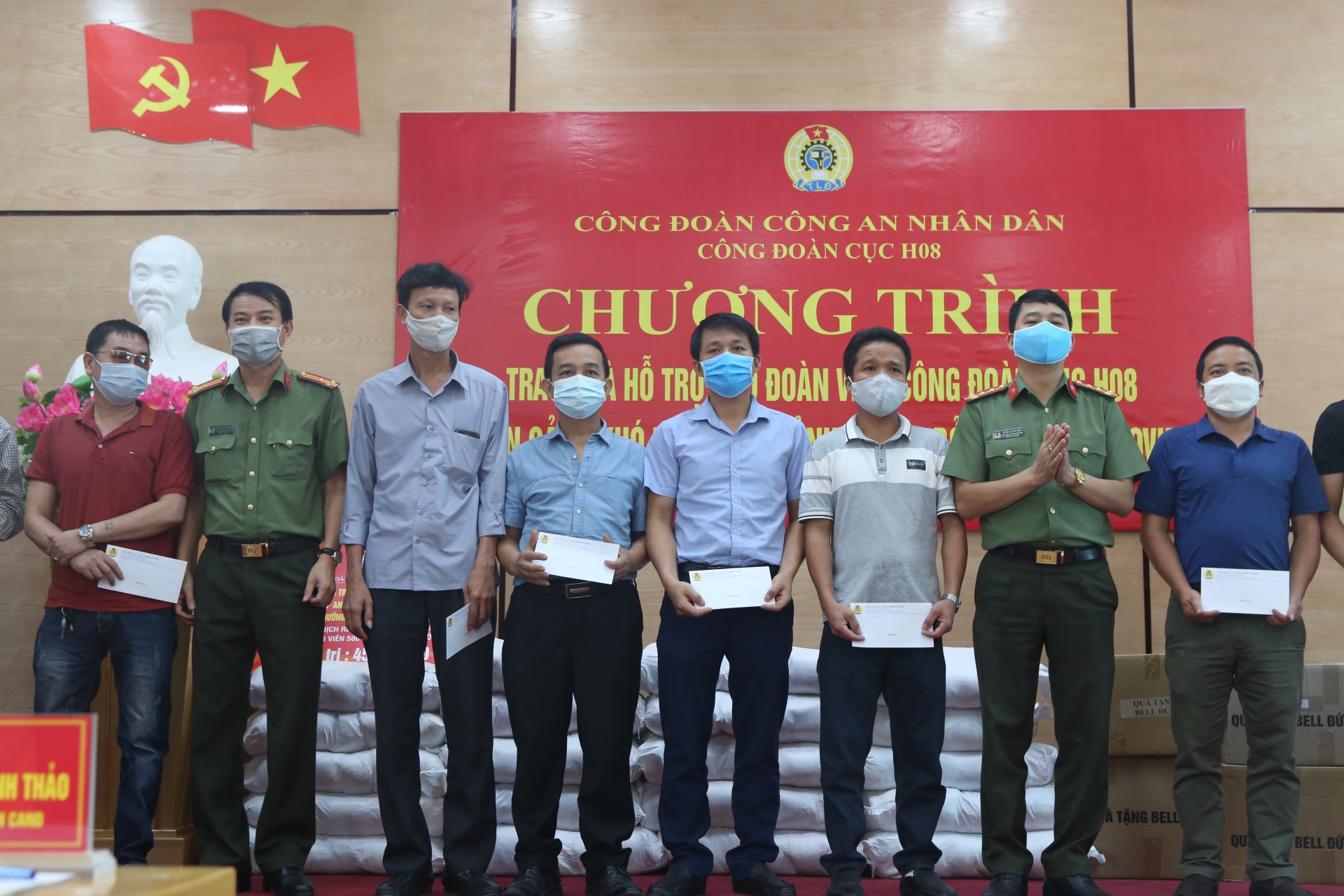 Cục H08: Hỗ trợ công nhân lao động vượt qua khó khăn do dịch Covid-19