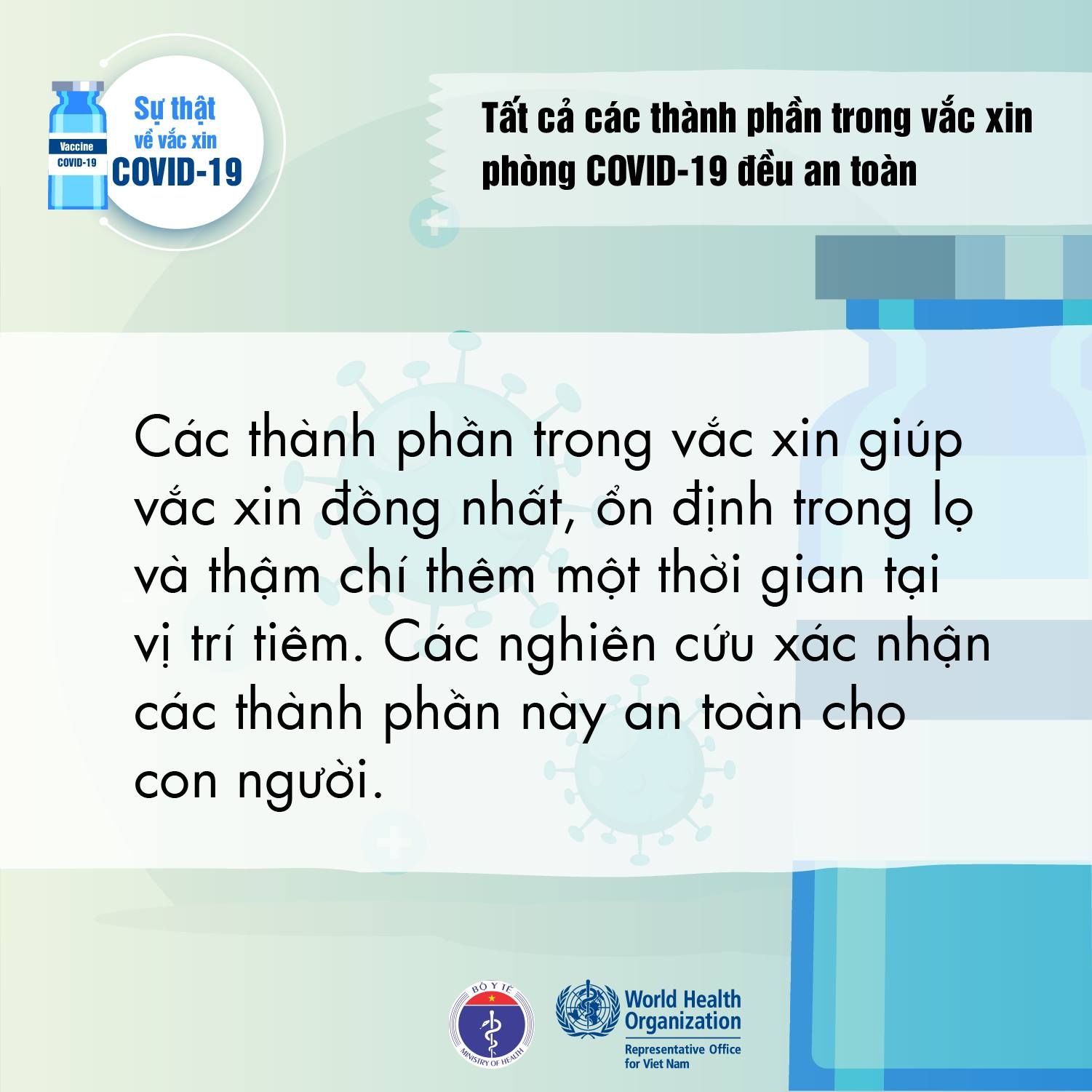 Bộ Y tế khuyến cáo những sự thật về vaccine phòng Covid-19