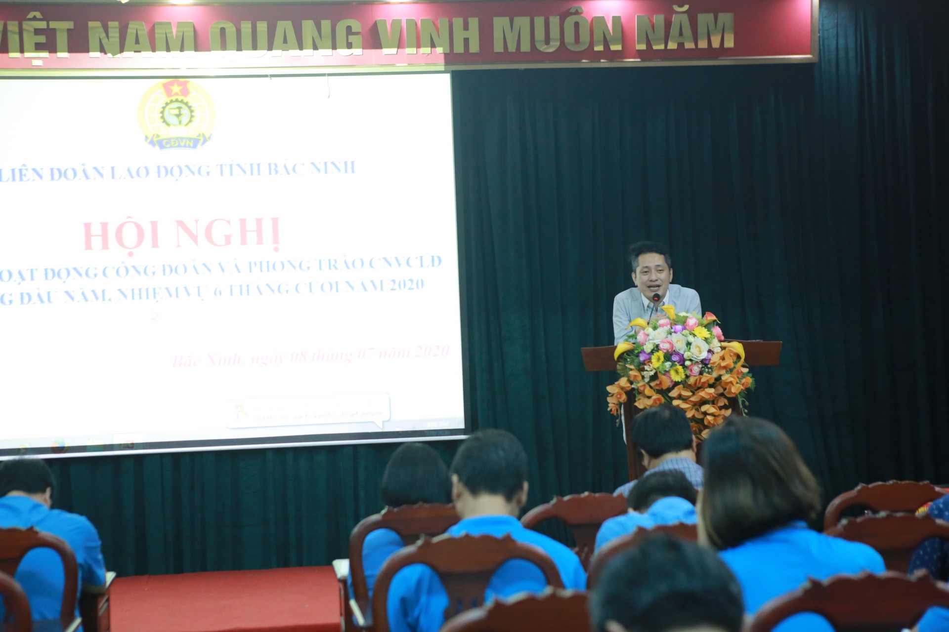 Bắc Ninh: Sơ kết hoạt động công đoàn 6 tháng đầu năm 2020 bac ninh so ket hoat dong cong doan 6 thang dau nam 2020