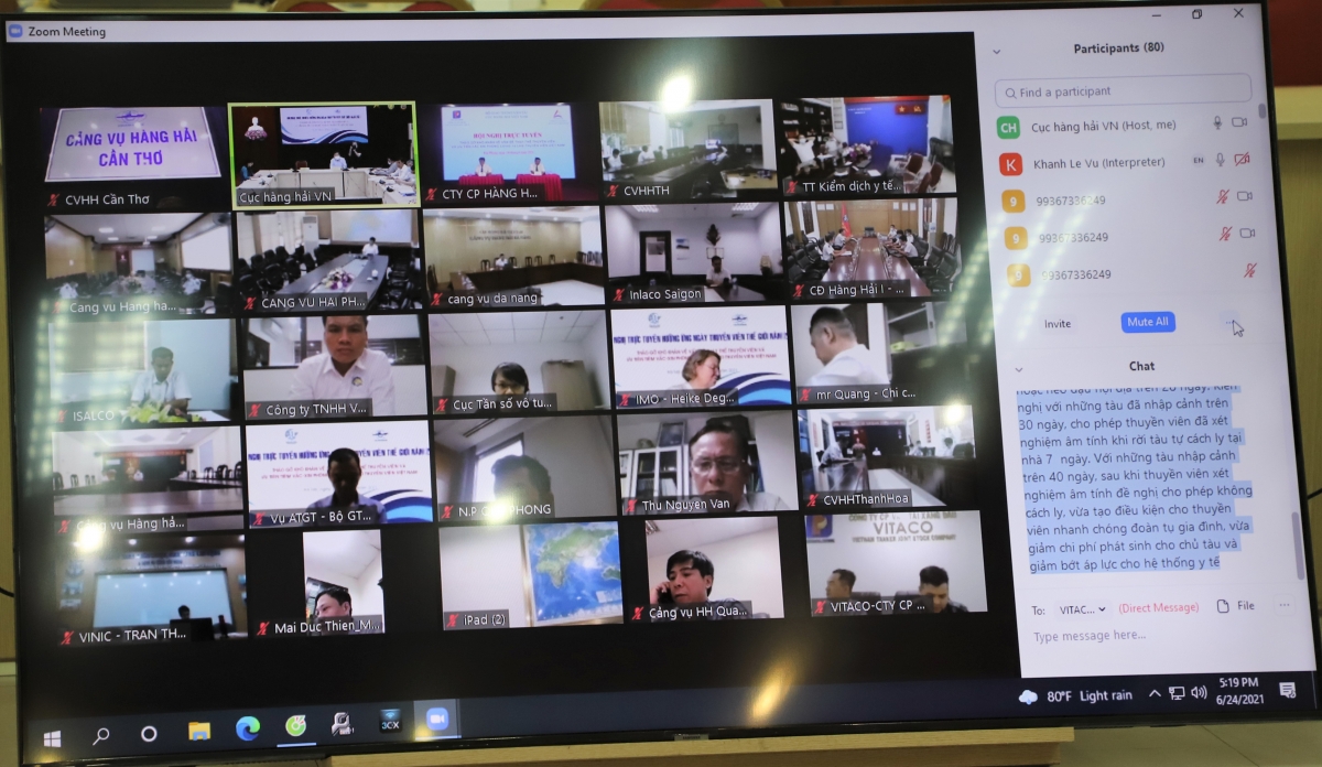 Ưu tiên tiêm vaccine cho lao động có nguy cơ lây nhiễm cao trong ngành Hàng hải