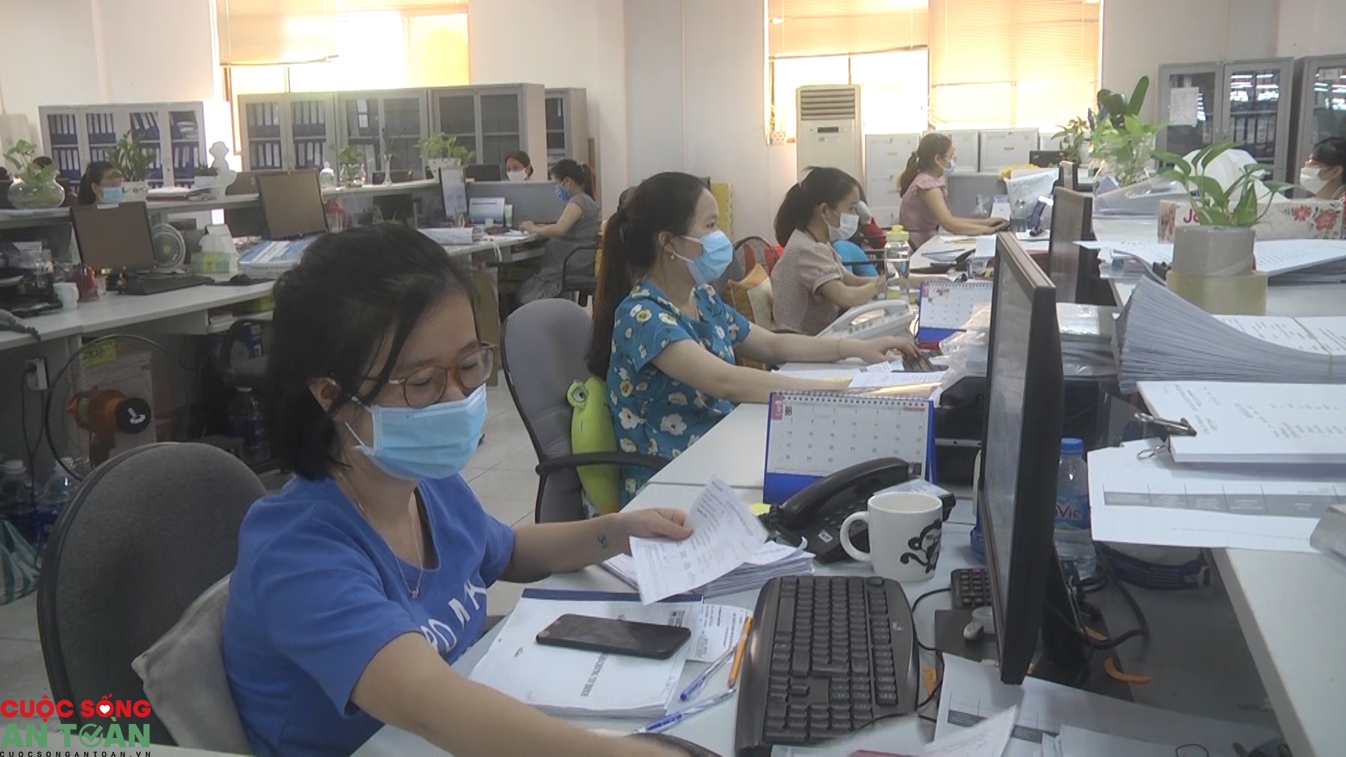 Công nhân Công ty TNHH MTV Sedo Vinako vẫn làm việc bình thường. 5418 3834 ynh 1