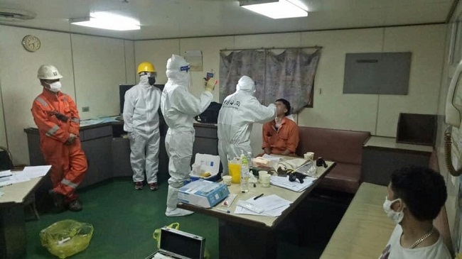 Tăng cường an toàn vệ sinh lao động cho sỹ quan, thuyền viên Tăng cường an toàn vệ sinh lao động cho sỹ quan, thuyền viên