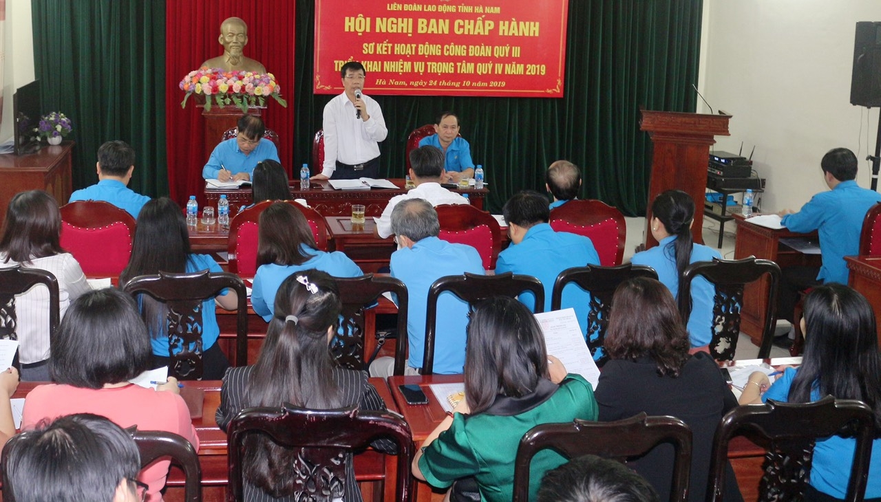 hoi nghi lan thu v ban chap hanh lien doan lao dong tinh ha nam nhiem ky 2018 2023