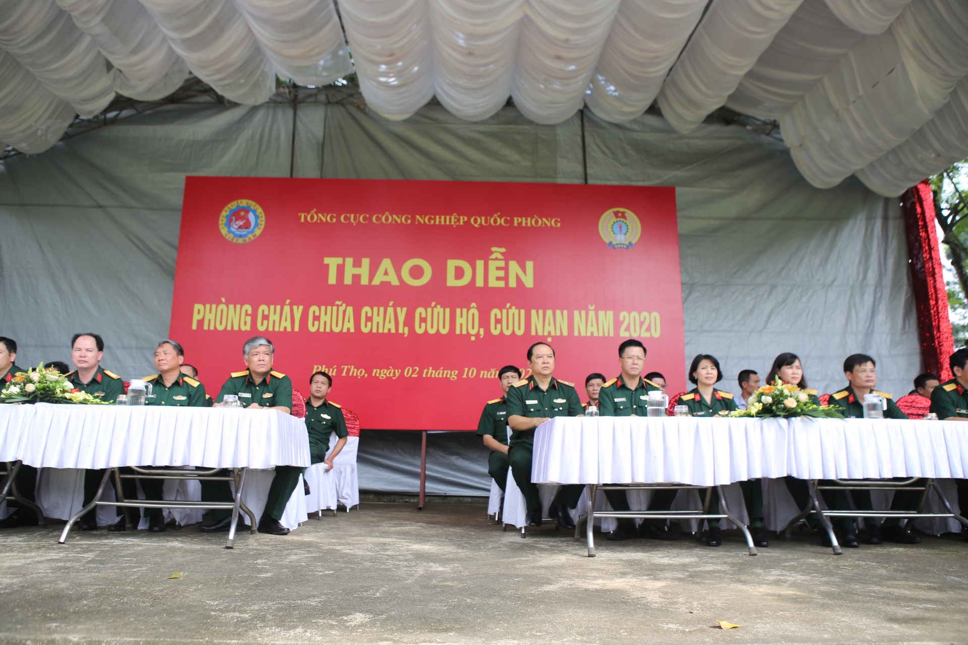Thao diễn phòng cháy chữa cháy và cứu nạn, cứu hộ trong các doanh nghiệp quốc phòng Thao diễn phòng cháy chữa cháy và cứu nạn, cứu hộ trong các doanh nghiệp quốc phòng