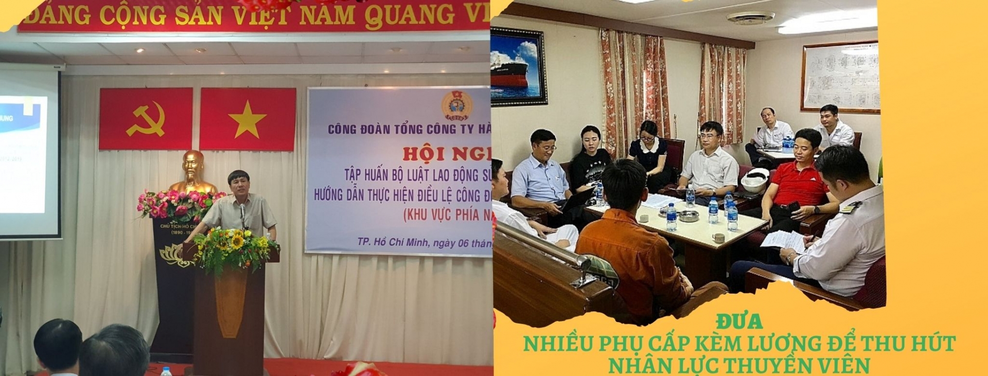 Đưa nhiều phụ cấp kèm lương để thu hút nhân lực thuyền viên Đưa nhiều phụ cấp kèm lương để thu hút nhân lực thuyền viên