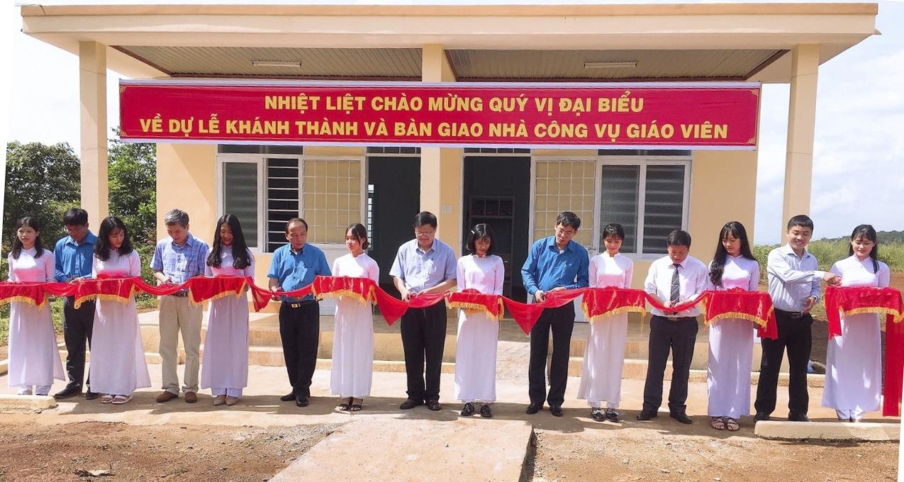 Xây dựng 14 công trình nhà công vụ giáo viên trị giá 7,2 tỷ đồng