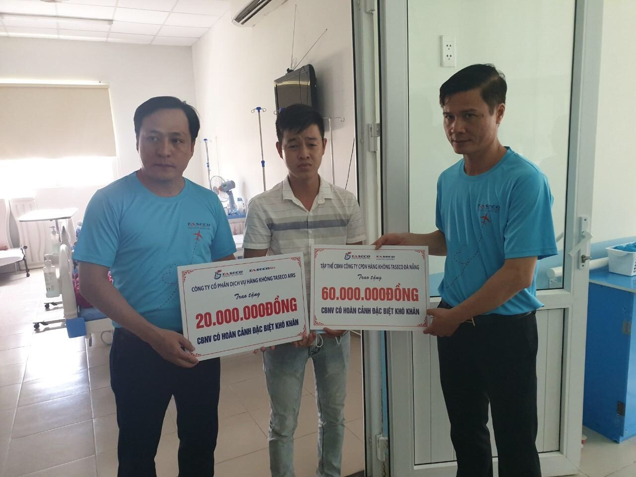 TASECO: Chia sẻ khó khăn với đồng bào miền Trung và người lao động