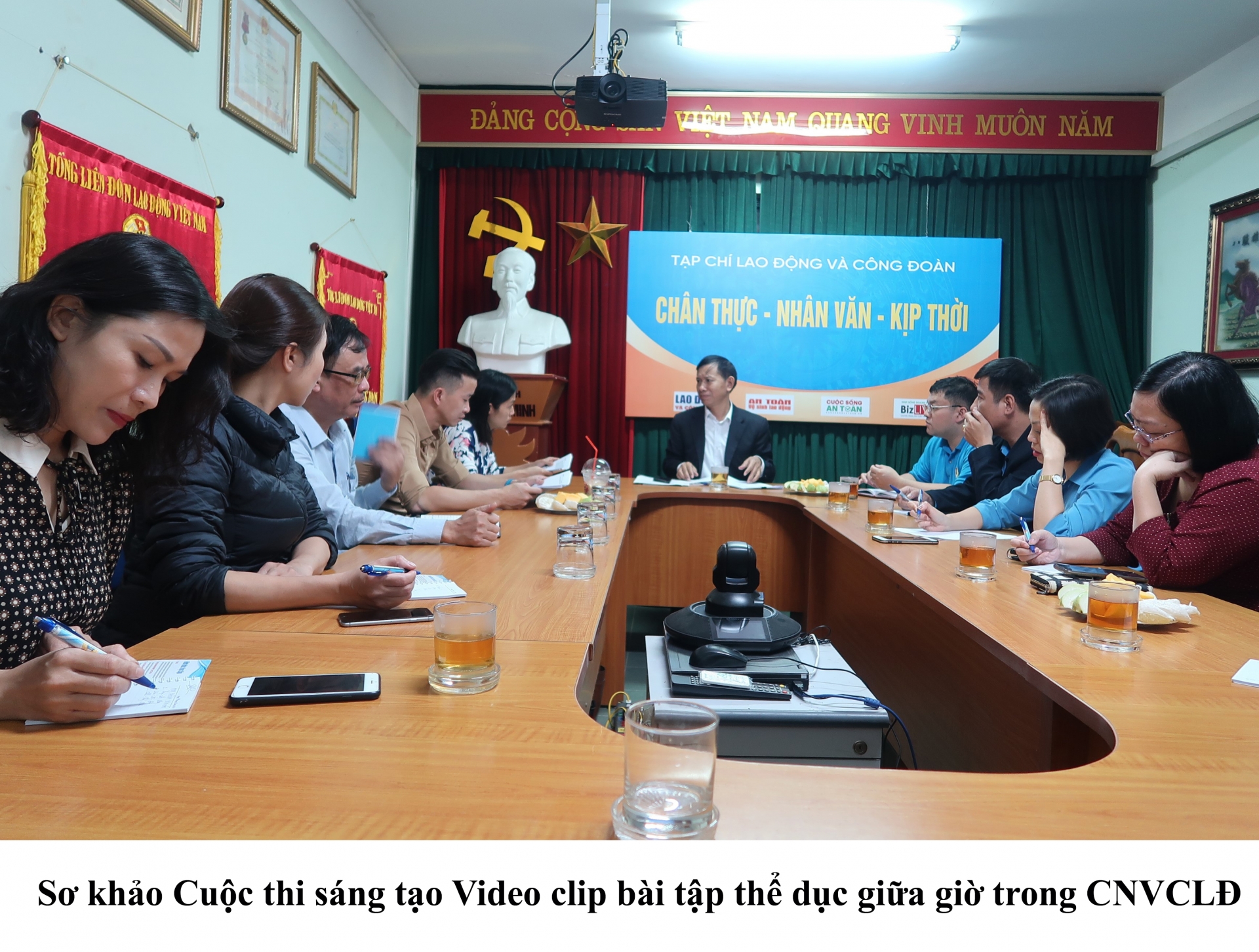 Sơ khảo Cuộc thi sáng tạo Video clip bài tập thể dục giữa giờ trong CNVCLĐ
