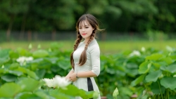 Các thí sinh "yêu màu trắng" trong cuộc thi “Trai xinh – Gái đẹp các Khu công nghiệp”