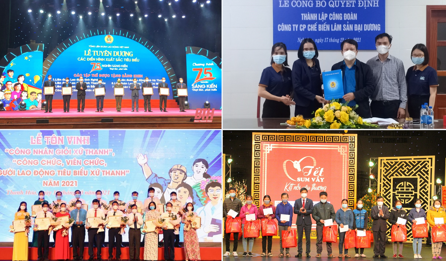 Công đoàn Thanh Hóa đạt kết quả toàn diện, nổi bật trong năm 2021