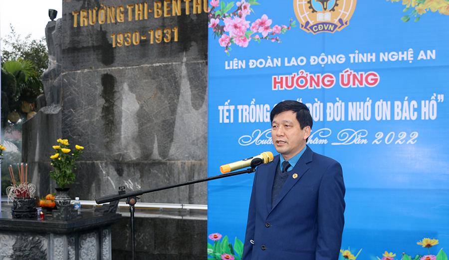 LĐLĐ Nghệ An, Hà Tĩnh hưởng ứng Tết trồng cây Xuân Nhâm Dần 2022