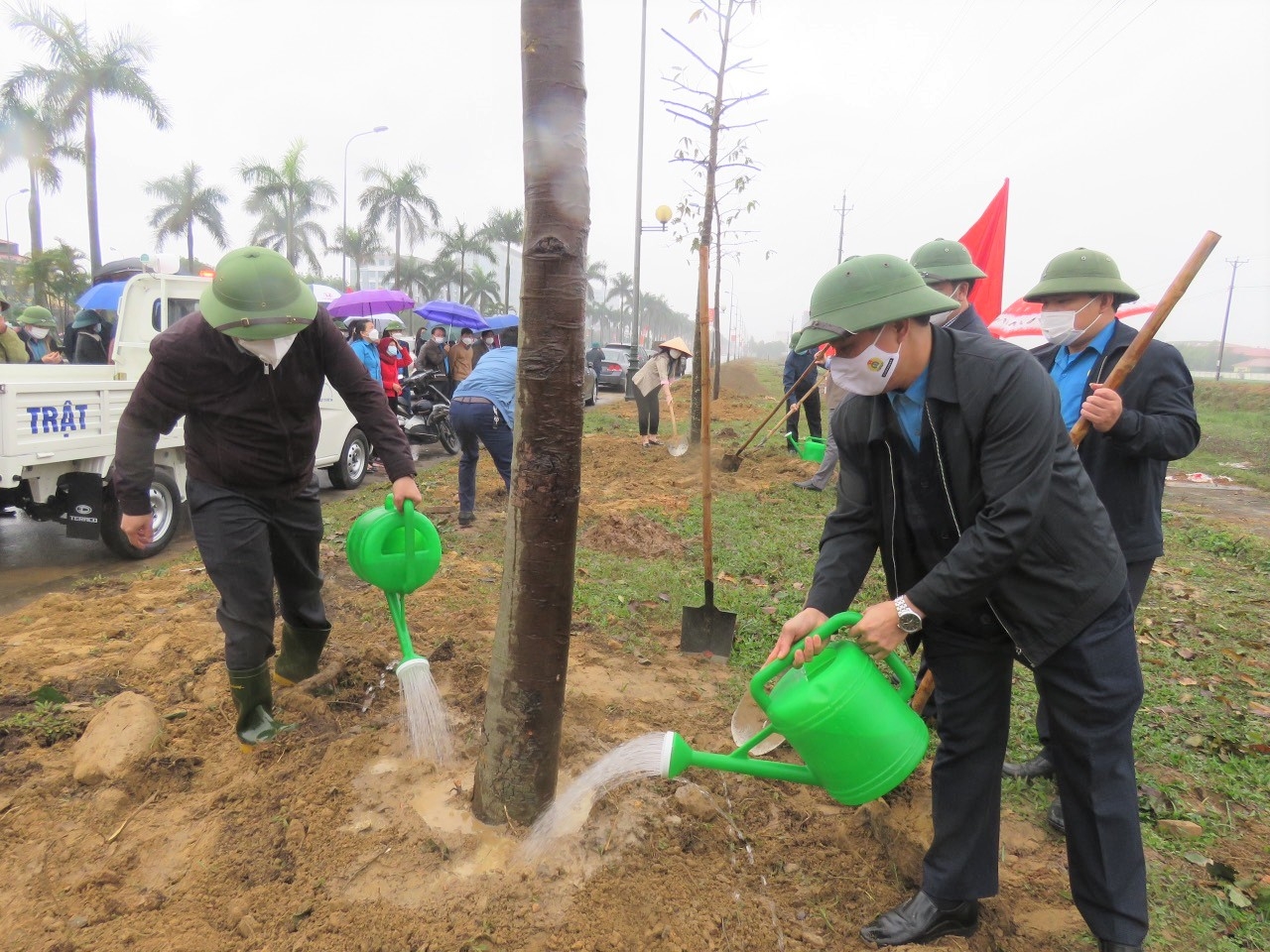 LĐLĐ Nghệ An,Hà Tĩnh phát động "Tết trồng cây đời đời nhớ ơn Bác Hồ" Xuân Nhâm Dần 2022