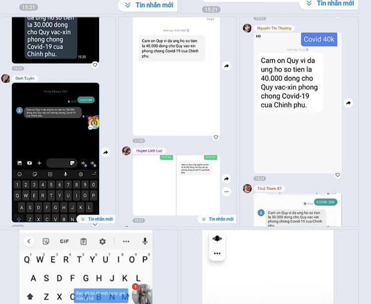 Công ty TNHH Giày Anrona Việt Nam kêu gọi 20.000 công nhân nhắn tin ủng hộ phòng chống dịch Công ty TNHH Giày Anrona Việt Nam kêu gọi 20.000 công nhân nhắn tin ủng hộ phòng chống dịch