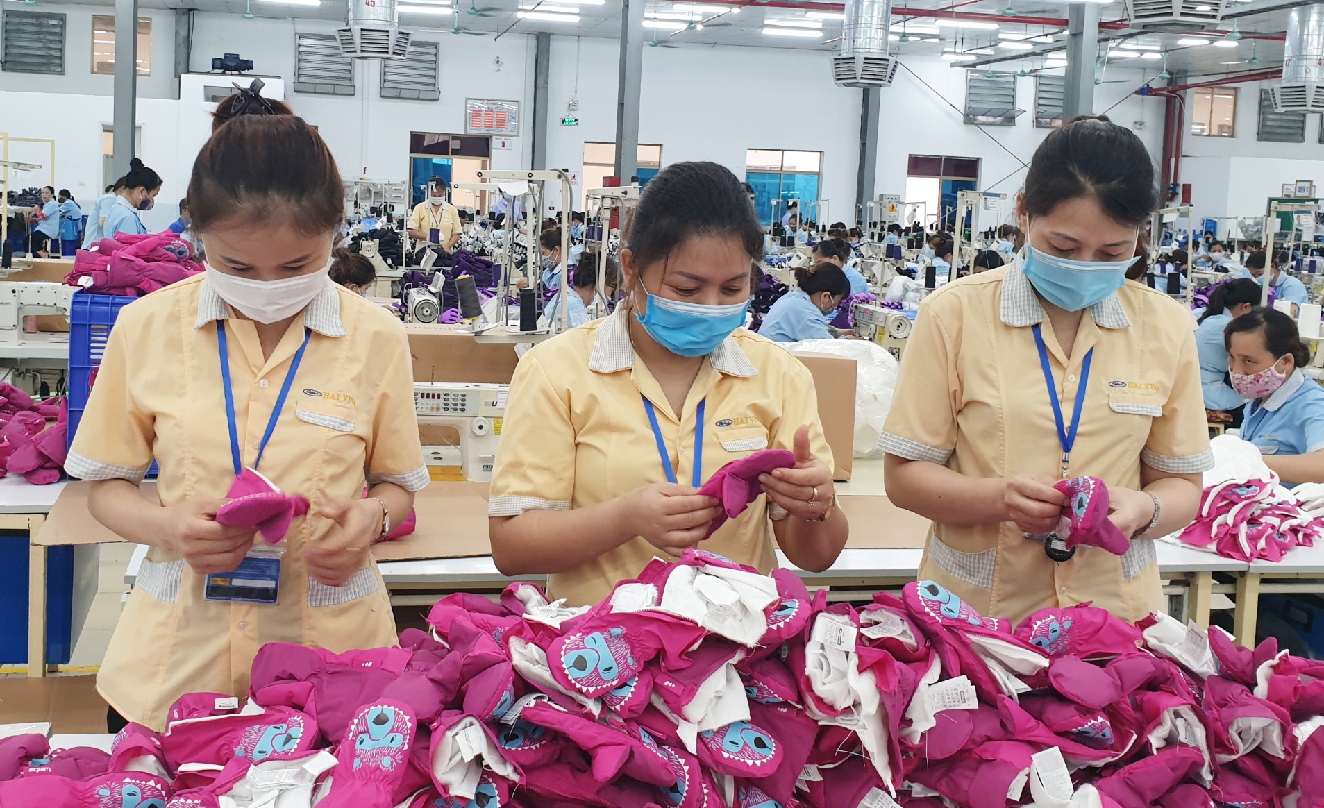 Đồng phục đa sắc màu tự chọn của Công ty CP Havian Kim Liên