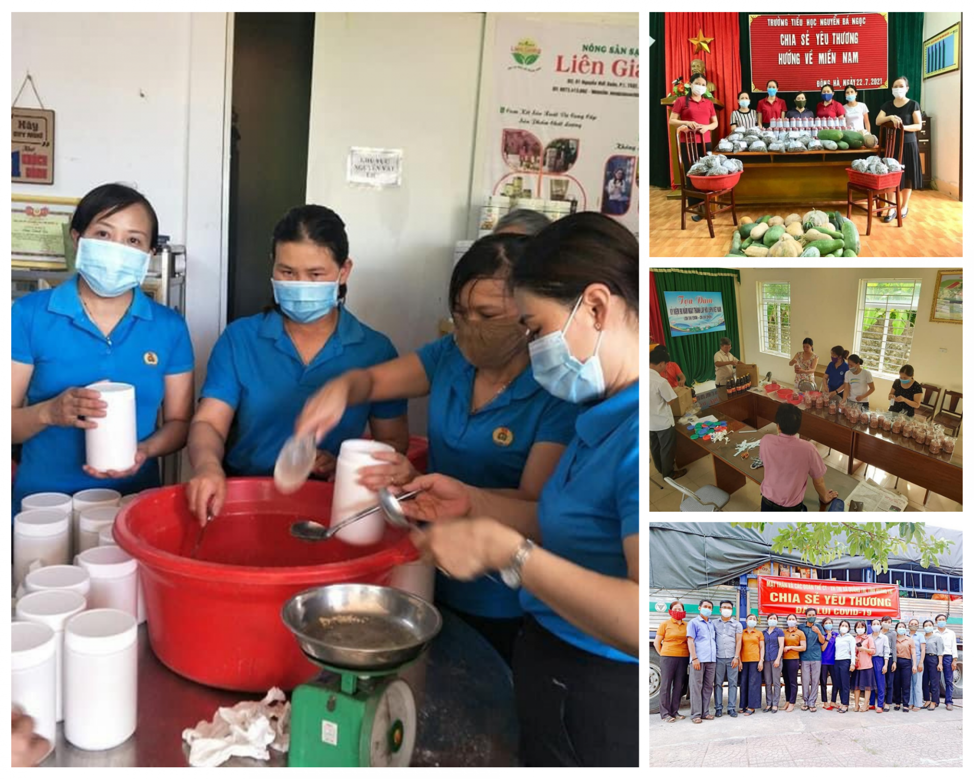 Công đoàn Quảng Trị: Nhân lên nghĩa tình trong dịch bệnh Công đoàn Quảng Trị: Nhân lên nghĩa tình trong dịch bệnh