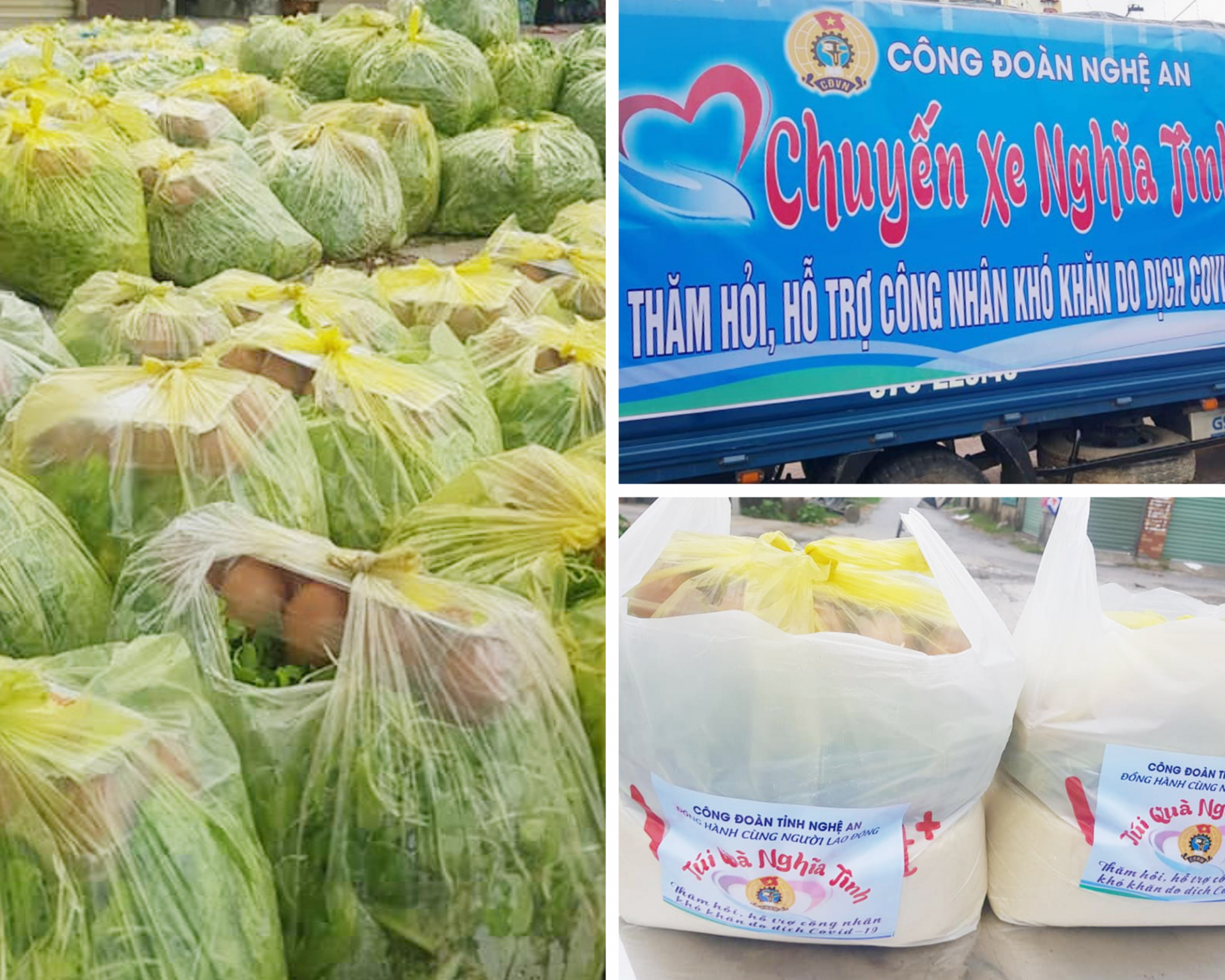 LĐLĐ Nghệ An thăm, tặng quà cho công nhân lao động tại khu nhà trọ