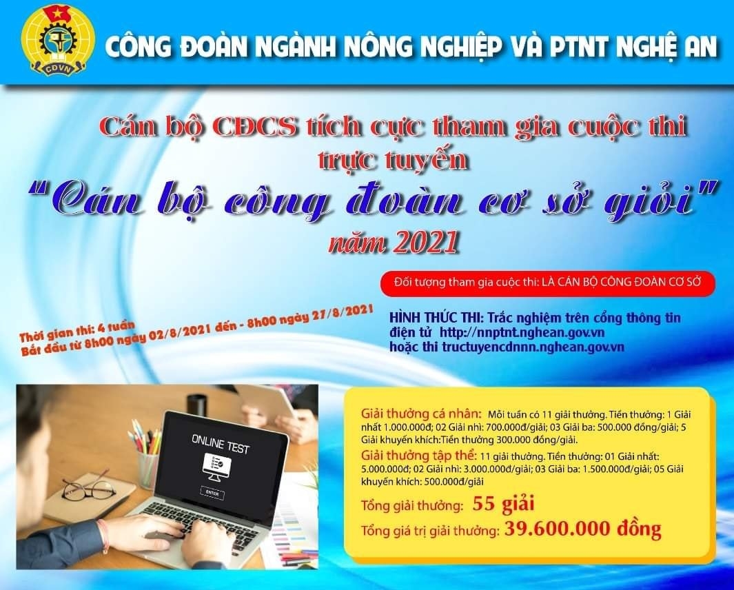 Công đoàn Nghệ An tổ chức nhiều hoạt động sáng tạo trong thời điểm dịch bệnh
