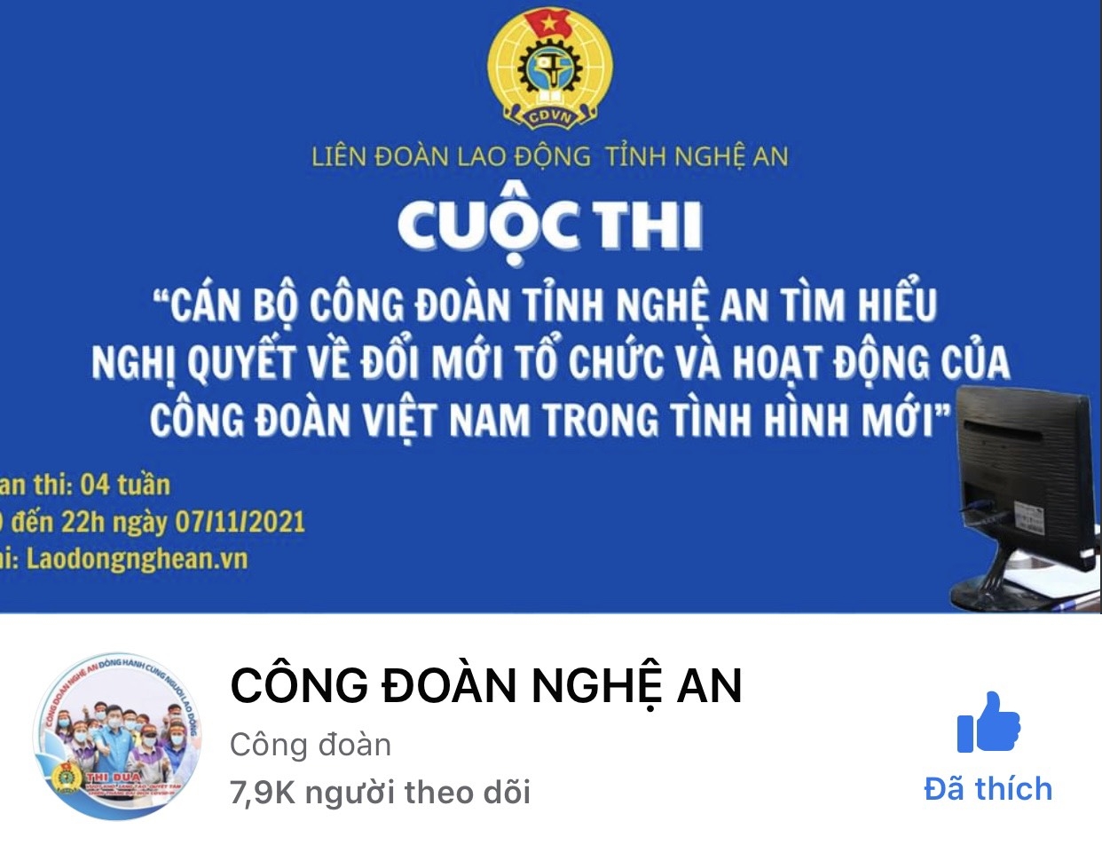 LĐLĐ Nghệ An: Điểm nhấn trong công tác tuyên giáo năm 2021 LĐLĐ Nghệ An: Điểm nhấn trong công tác tuyên giáo năm 2021