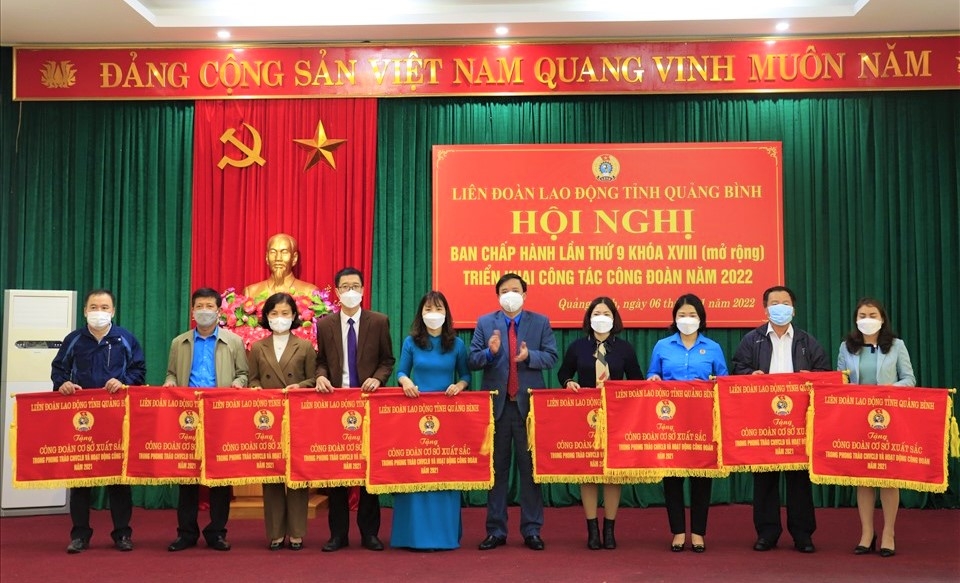 Phó Chủ tịch Tổng LĐLĐ Việt Nam Phan Văn Anh đánh giá cao Công đoàn tỉnh Quảng Bình