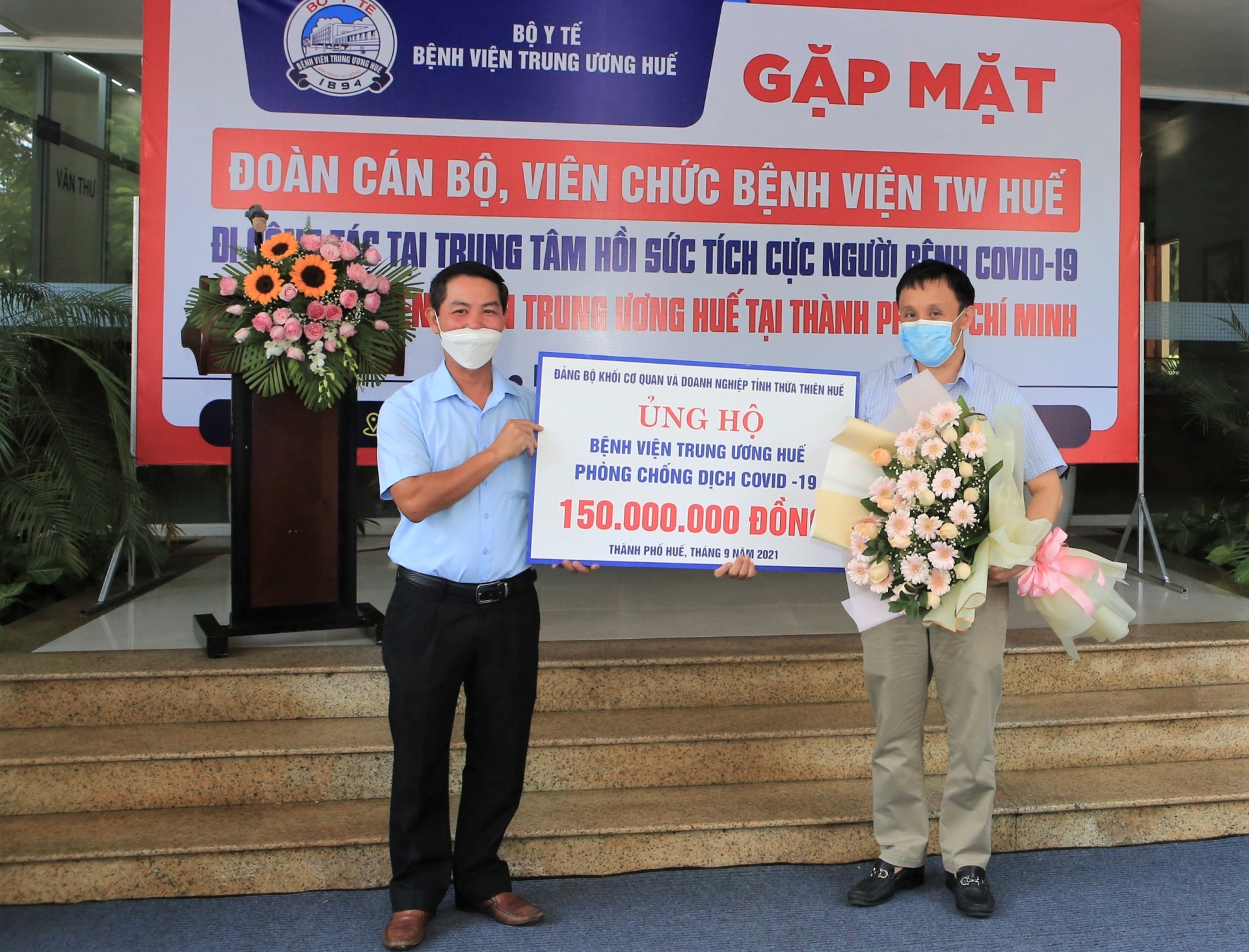 Công đoàn Bệnh viện Trung ương Huế: Hậu phương vững chắc cho đoàn viên chống dịch Công đoàn Bệnh viện Trung ương Huế: Hậu phương vững chắc cho đoàn viên chống dịch