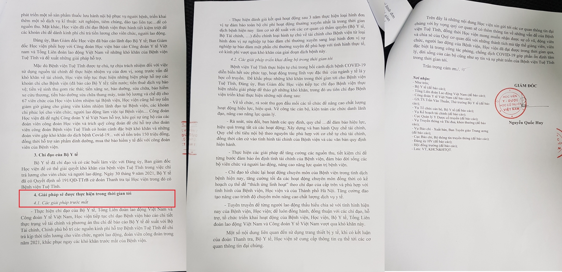 Bao giờ mới chấm dứt tình trạng: Bệnh viện nợ lương, nhân viên y tế đi bán rau mưu sinh