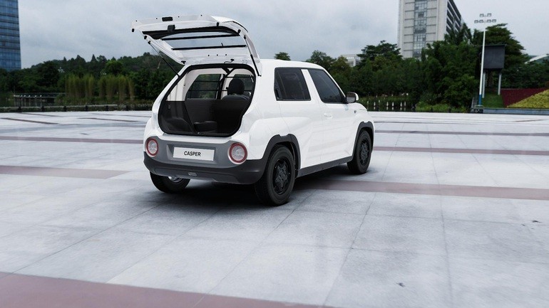Xe gầm cao tí hon Hyundai Casper có thêm phiên bản xe van