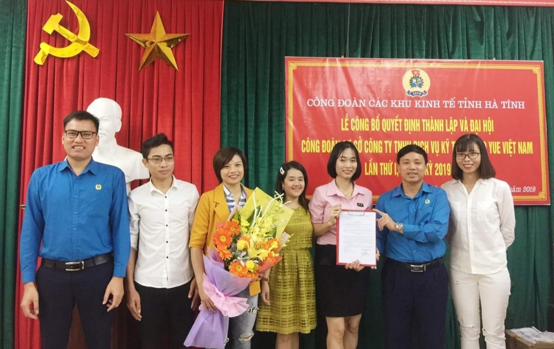 Thành lập CĐCS Công ty TNHH Dịch vụ kỹ thuật Bao Yue Việt Nam thanh lap cdcs cong ty tnhh dich vu ky thuat bao yue viet nam