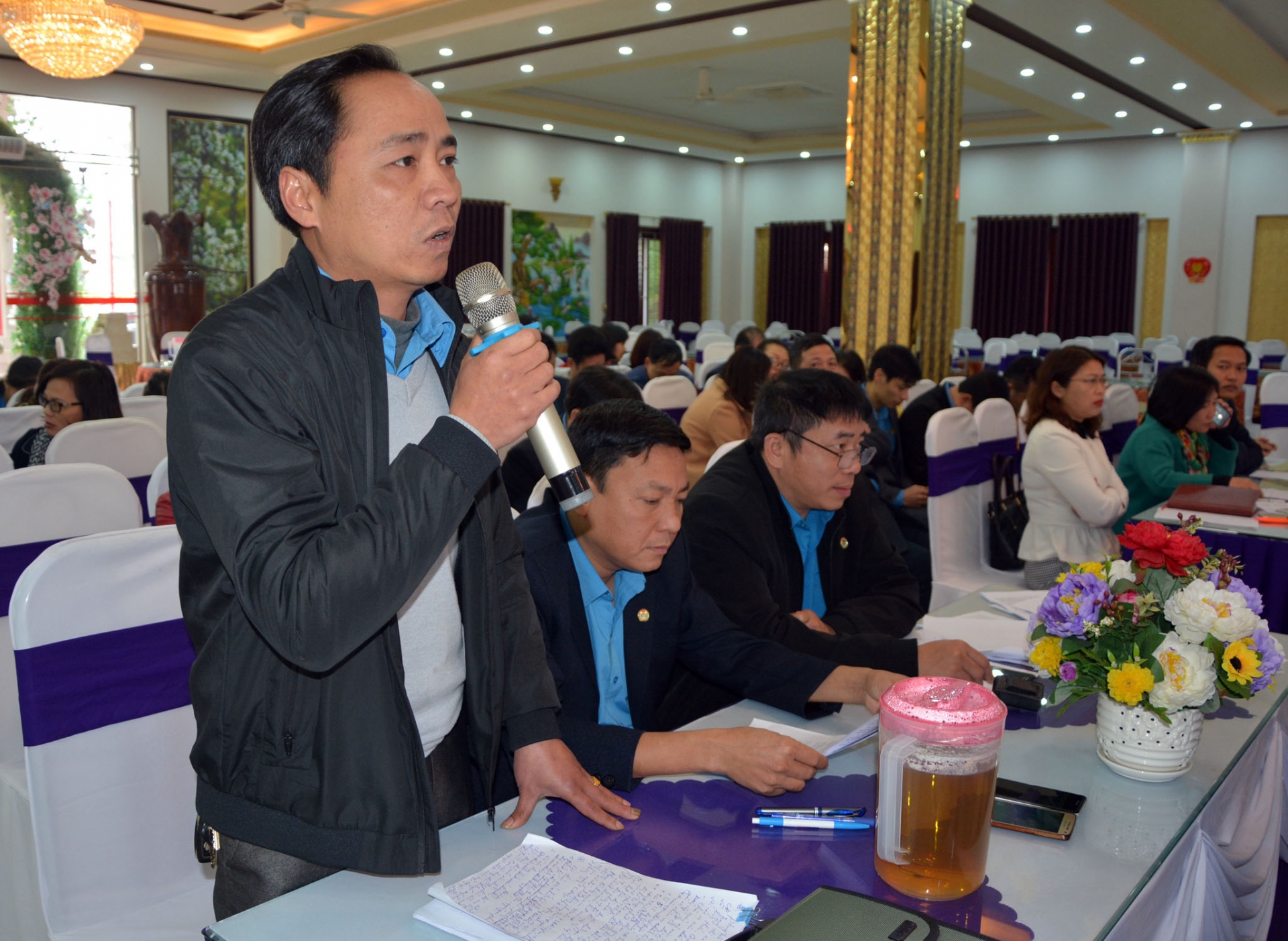 chu tich ldld tinh lao cai gan 9800 luot doan vien duoc huong loi