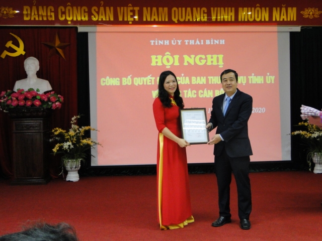 Thái Bình: Điều động cán bộ giữ chức danh Phó Chủ tịch Liên đoàn Lao động tỉnh