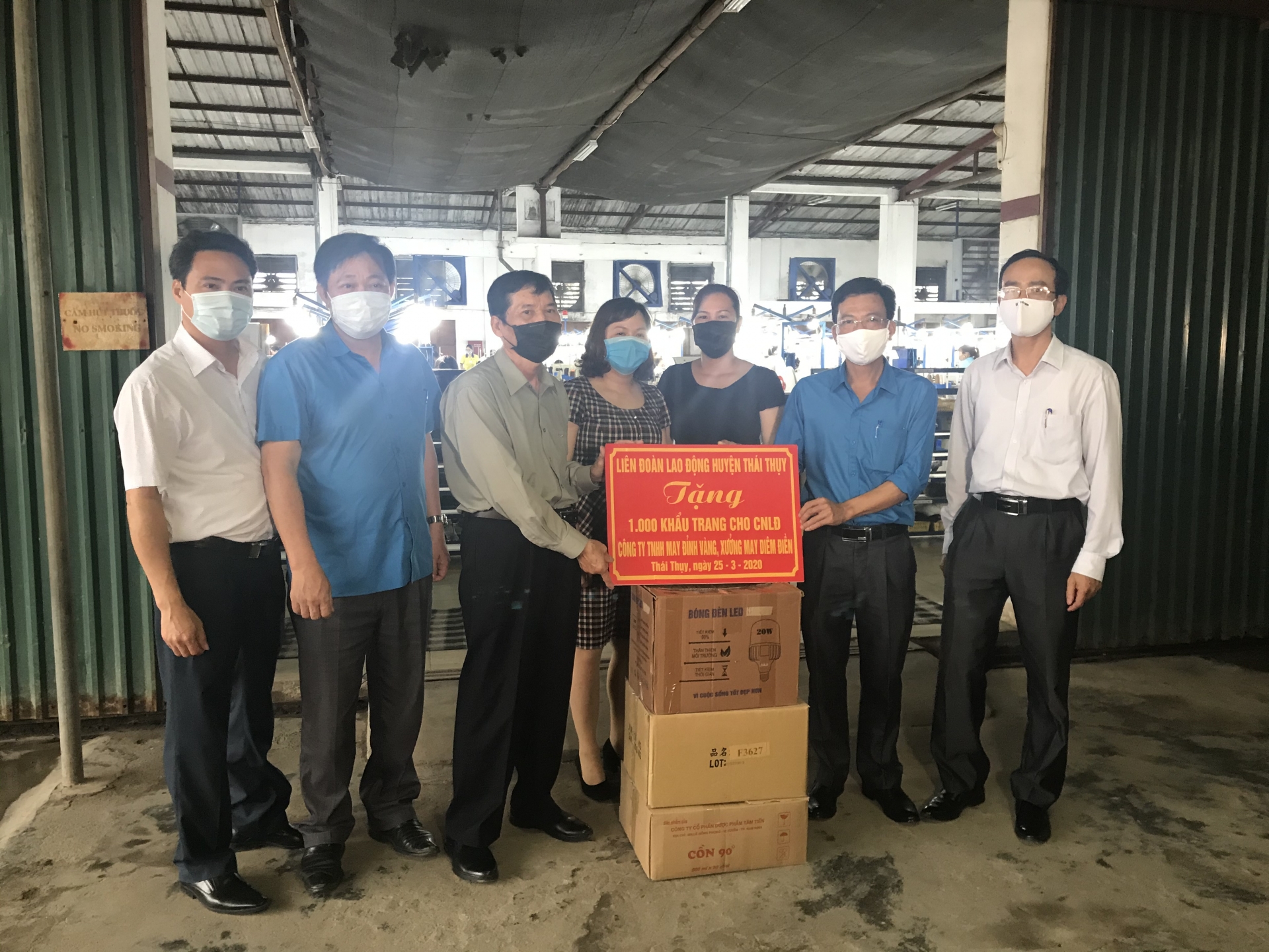 lien doan lao dong huyen thai thuy go kho cho nguoi lao dong on dinh san xuat