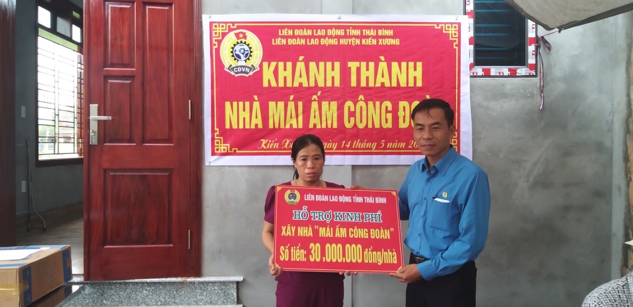 Mang Mái ấm công đoàn đến với đoàn viên khó khăn mang mai am cong doan den voi doan vien kho khan