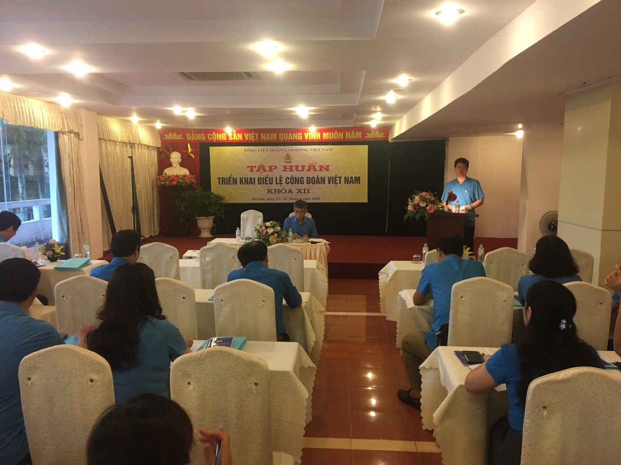Tập huấn triển khai Điều lệ và Hướng dẫn thi hành Điều lệ Công đoàn Việt Nam khoá XII tap huan trien khai dieu le va huong dan thi hanh dieu le cong doan viet nam khoa xii