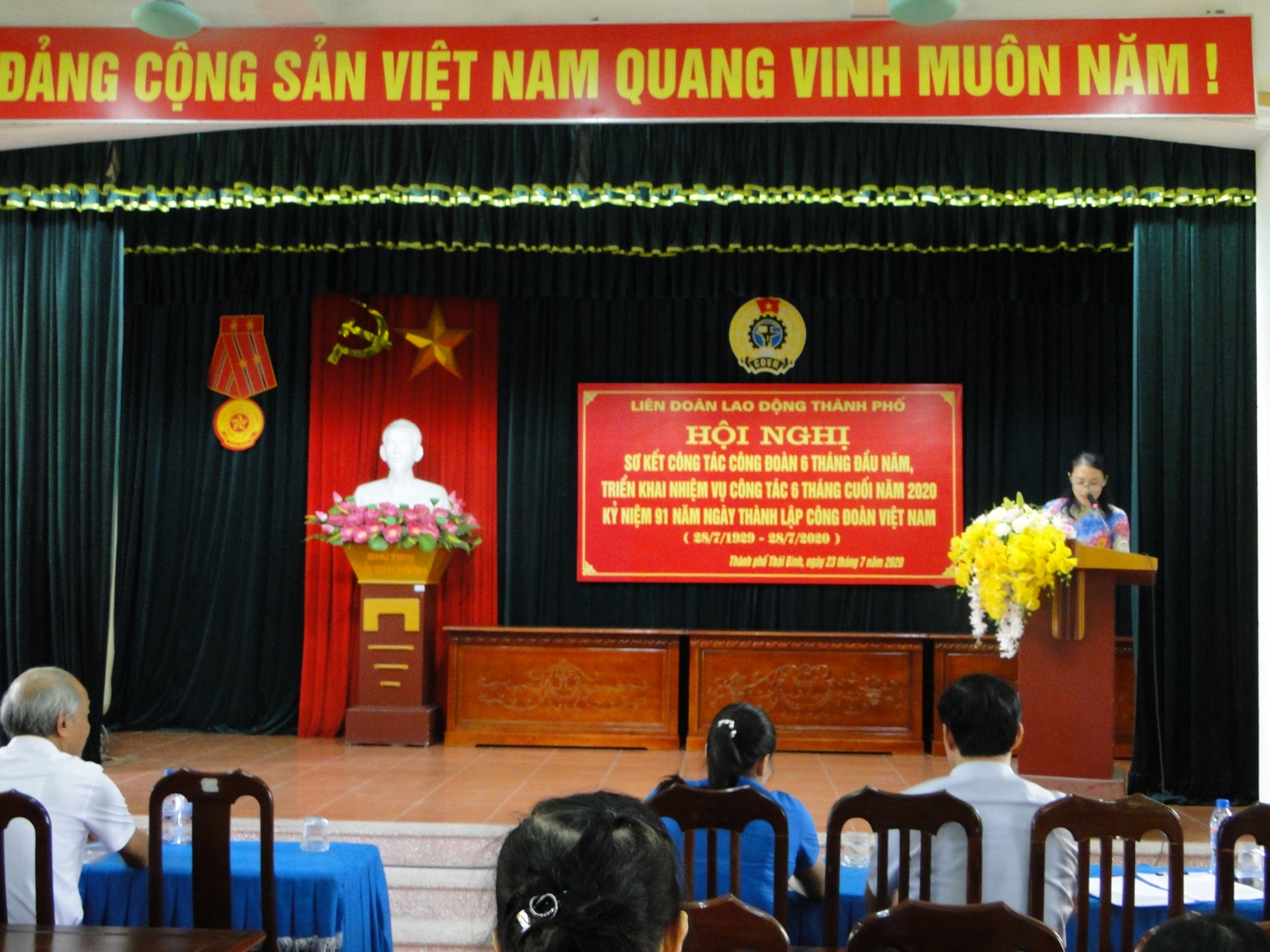 LĐLĐ thành phố Thái Bình: Thành lập 4 công đoàn cơ sở và kết nạp 411 đoàn viên mới ldld thanh pho thai binh thanh lap 4 cong doan co so va 411 doan vien moi