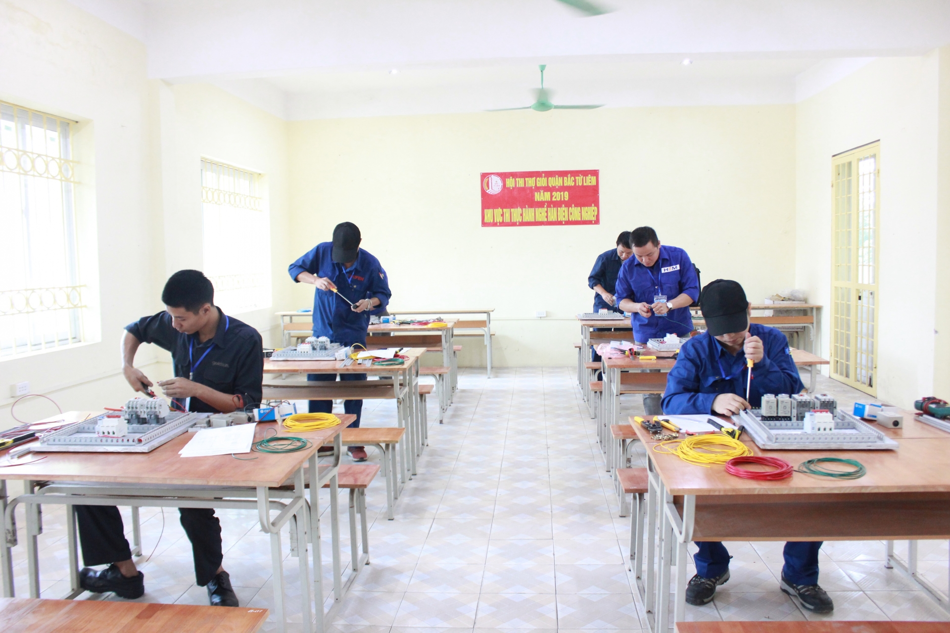 Sôi nổi Hội thi thợ giỏi quận Bắc Từ Liêm năm 2019 soi noi hoi thi tho gioi quan bac tu liem nam 2019