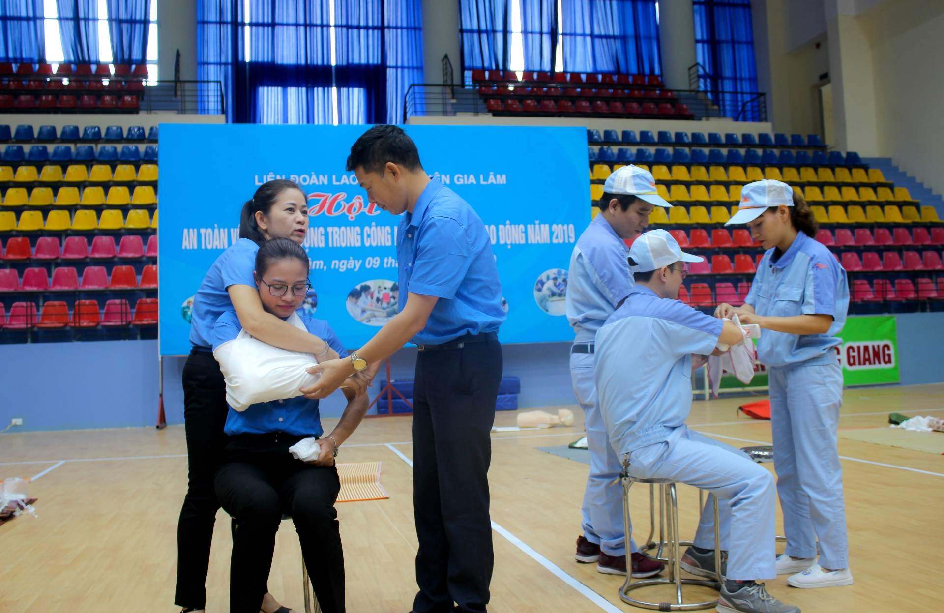 228 thí sinh hào hứng dự Hội thi An toàn vệ sinh lao động năm 2019 228 thi sinh hao hung du hoi thi an toan ve sinh lao dong nam 2019