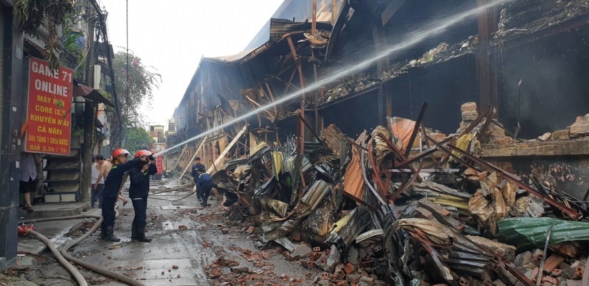 Nguy cơ cháy nổ tại các kho, xưởng hàng nguy co chay no tai cac kho xuong hang