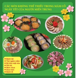 Những món ăn không thể thiếu trong mâm cỗ ngày Tết ở miền Trung