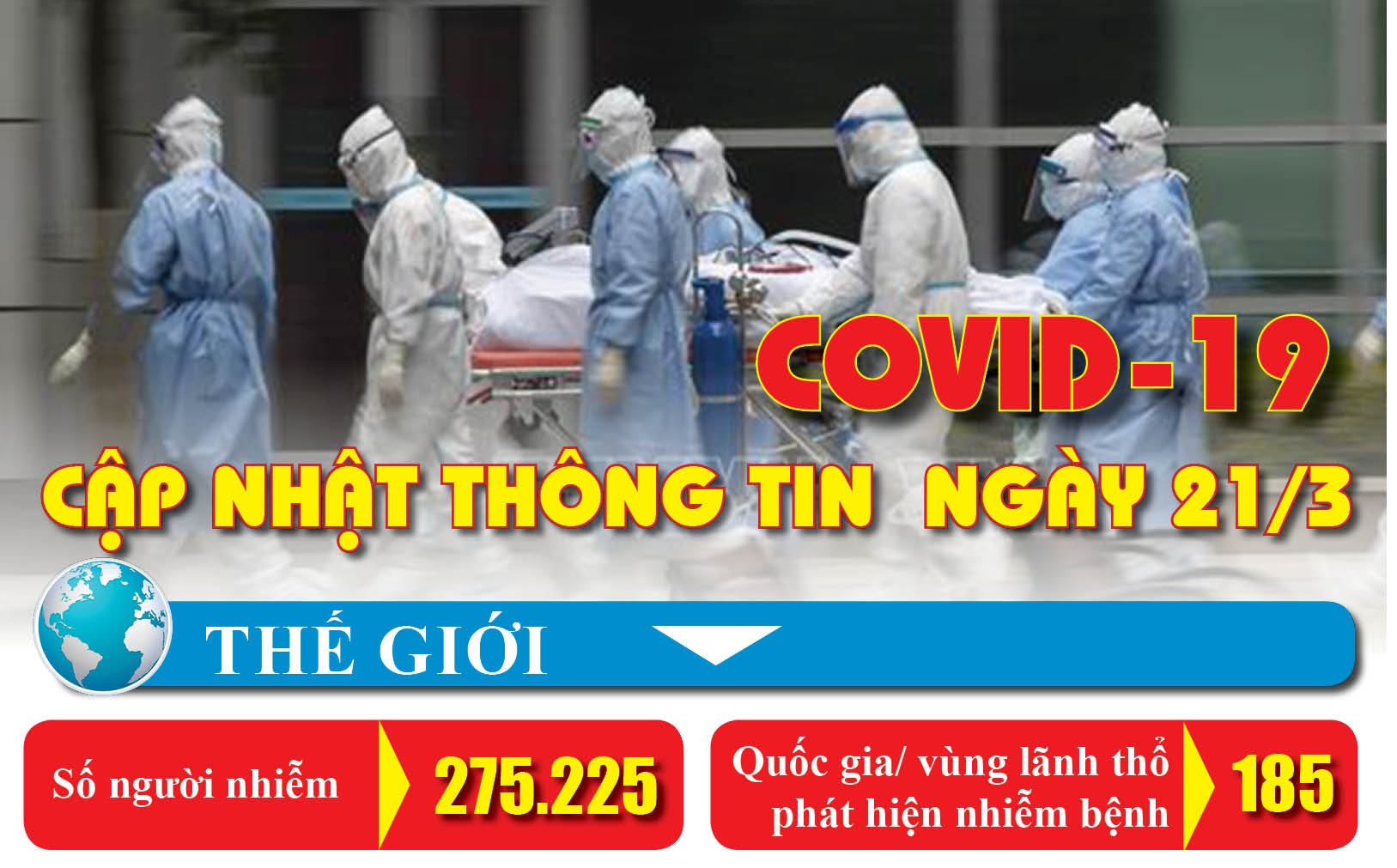 Covid-19: Cập nhật thông tin mới nhất ngày 21/3