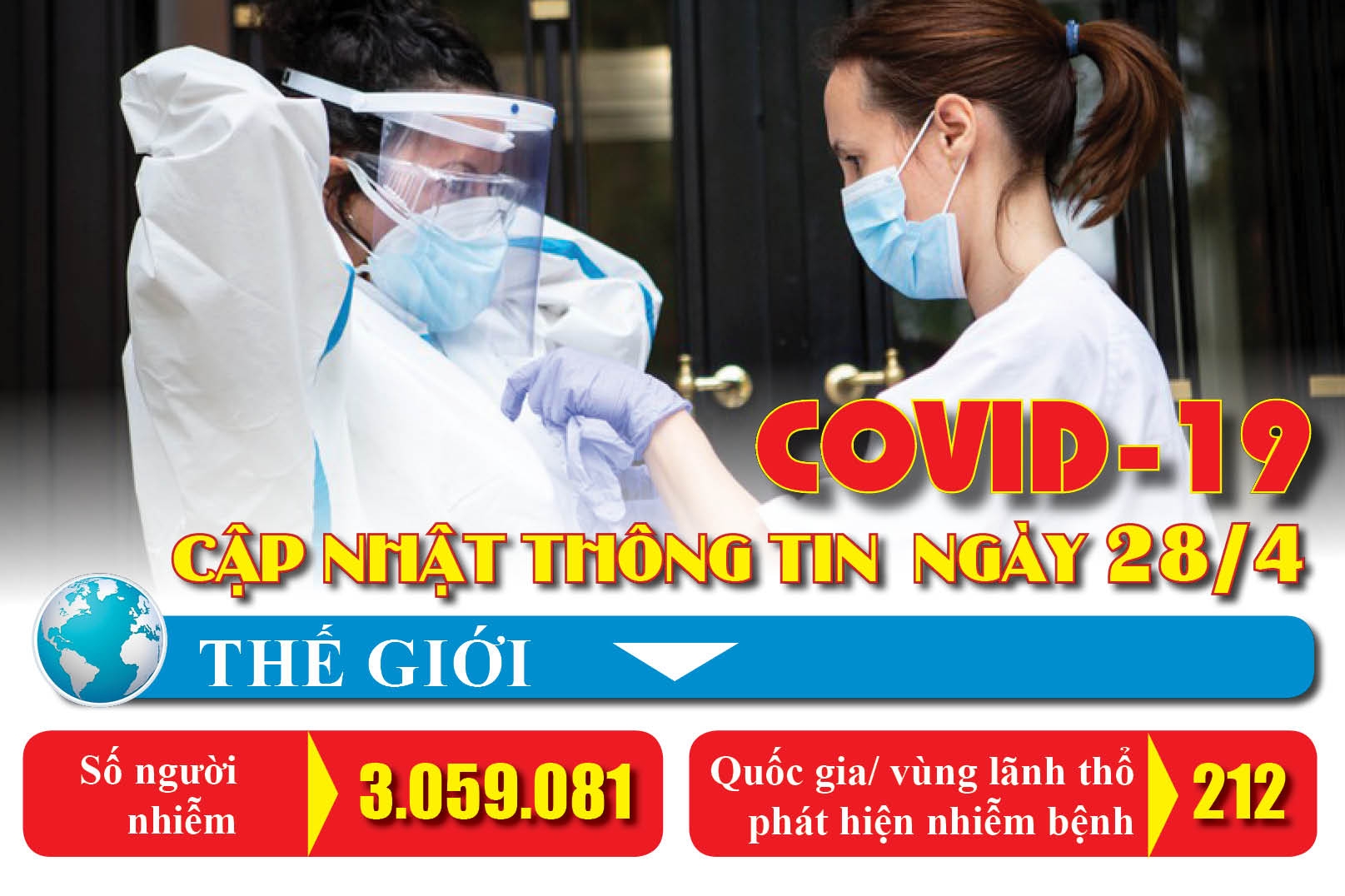 Covid-19: Cập nhật thông tin mới nhất ngày 28/4