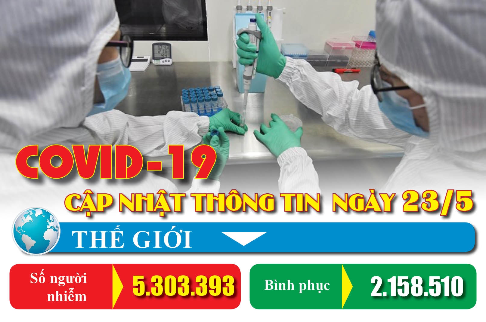 Covid-19: Cập nhật thông tin mới nhất ngày 23/5