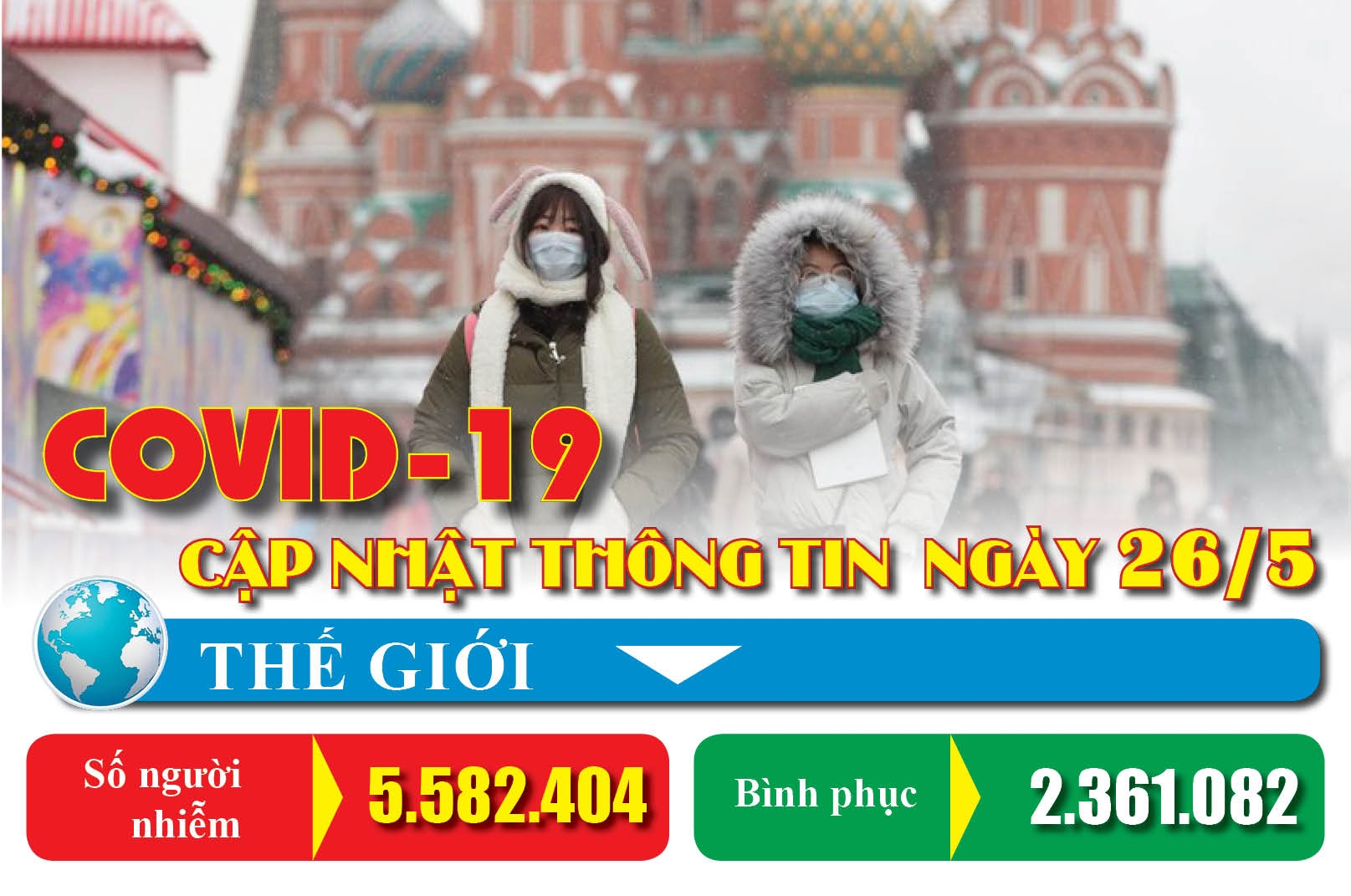 Covid-19: Cập nhật thông tin mới nhất ngày 26/5