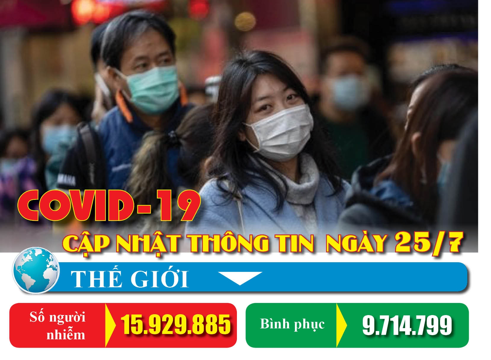 Covid-19: Cập nhật thông tin mới nhất ngày 25/7