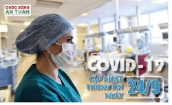Covid-19: Cập nhật thông tin mới nhất ngày 24/9