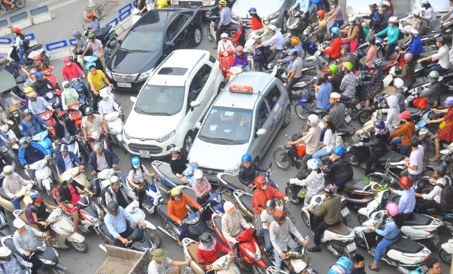 Hà Nội nghiên cứu hạn chế xe máy theo quận hoặc theo đường vành đai