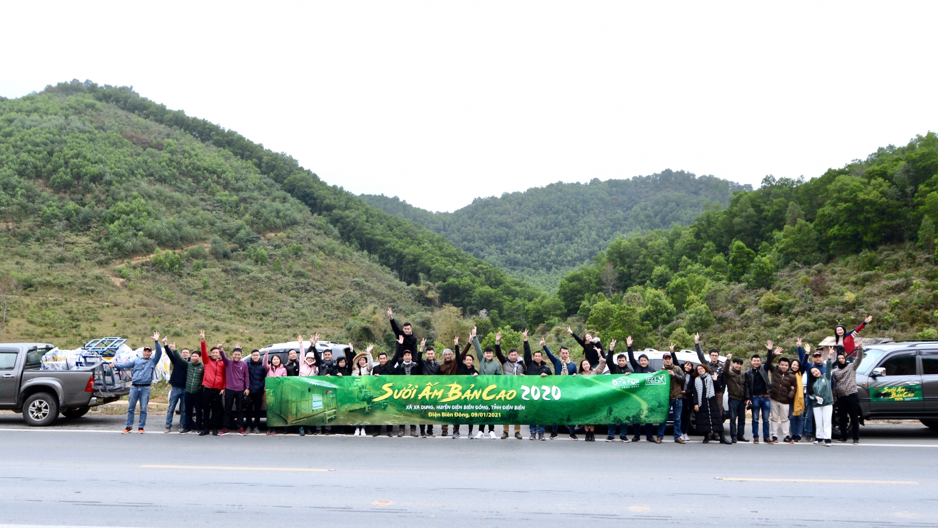 Đoàn xe Sưởi ấm bản cao 2020 đã khởi hành