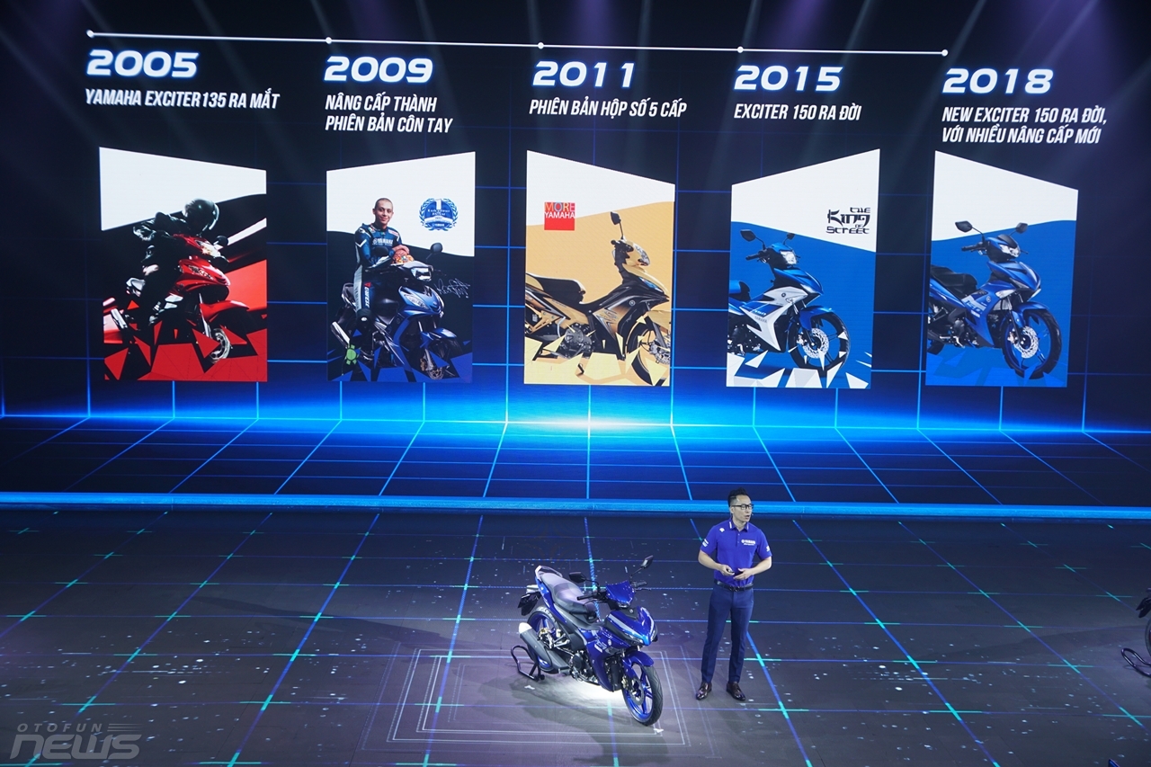 Cận cảnh Yamaha Exciter 155 VVA hoàn toàn mới