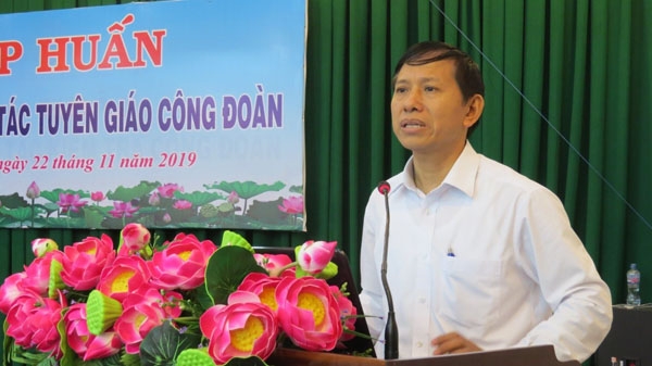 50 can bo cong doan du tap huan nghiep vu ve tuyen giao cong doan tien giang